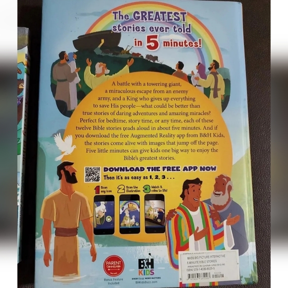 :* Lot of 2 Bible Books Christian Kids activity Bible & 5 minute Bible stories - Picture 6 of 11